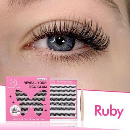 Self-Adhesive Cluster Eco-Lashes