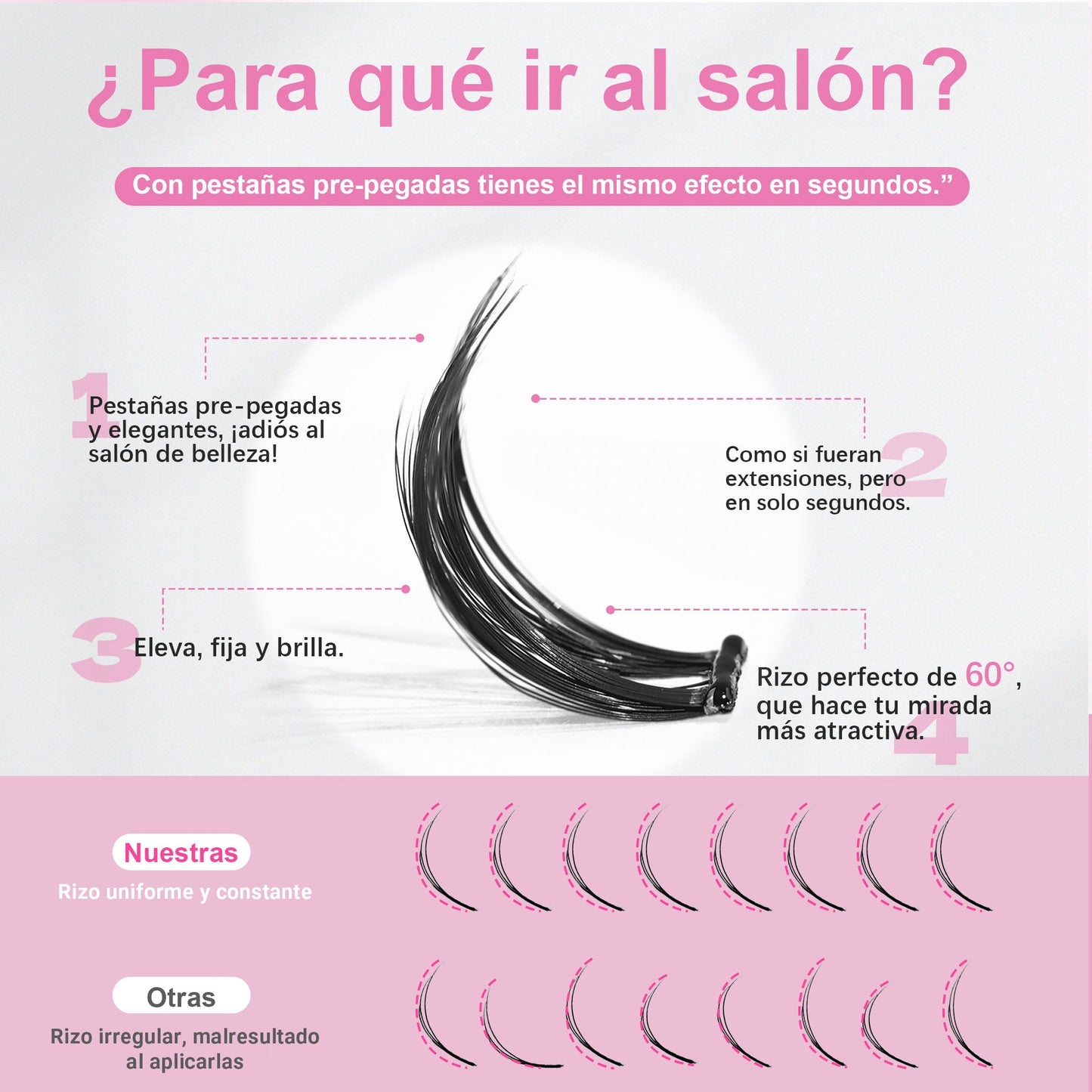 Self-Adhesive Cluster Eco-Lashes