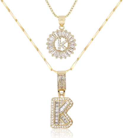 2 Pack Initial Necklace (80% OFF Today!)